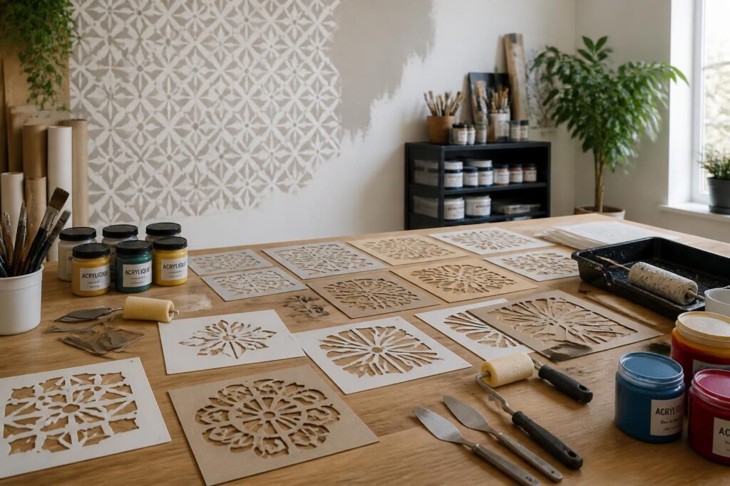 découvrez comment choisir et utiliser des pochoirs pour peinture murale afin de créer un décor unique et réussi. conseils, techniques et idées pour sublimer vos murs facilement.